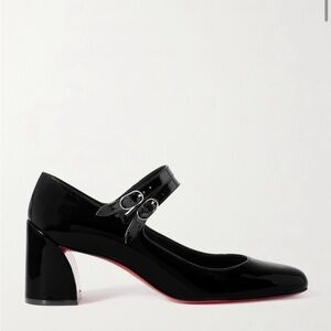 Mary Jane 55 Black Patent Leather Pumps